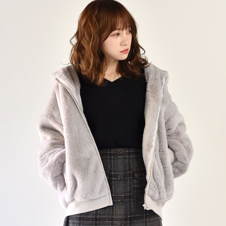 ◇Emsexcite◇ フェイクファーパーカーBZ[品番：RTGW0002389]｜RETRO