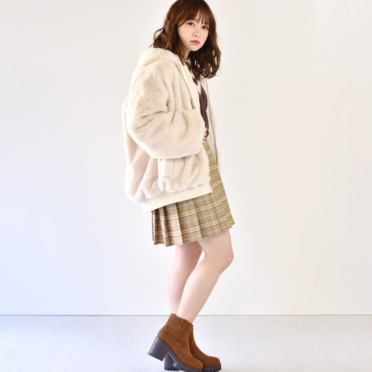 サイバー 古着　NASIR MAZHAR ガーターレイヤード フェイクファーミニ サイバー 古着 NASIR MAZHAR ガーターレイヤード フェイクファーミニ