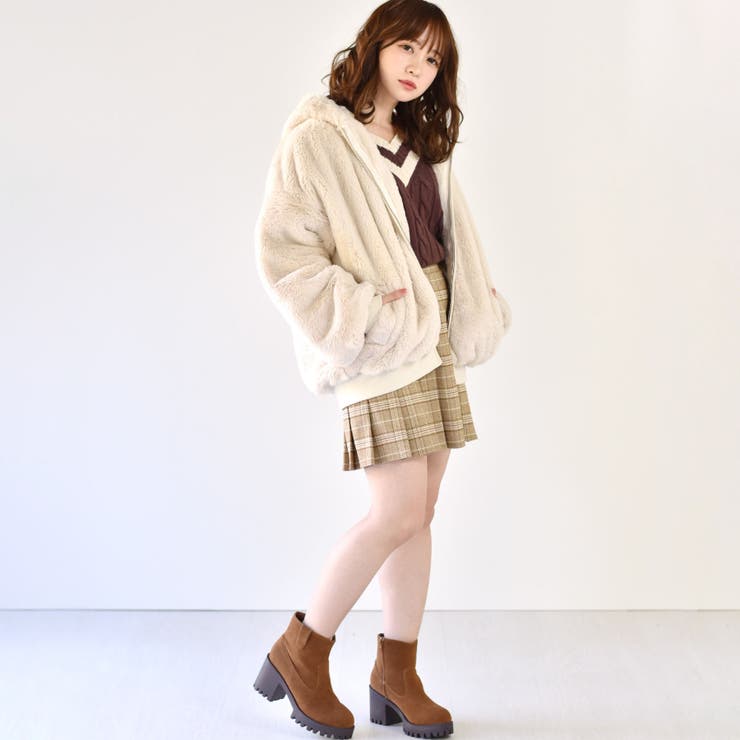 ◇Emsexcite◇ フェイクファーパーカーBZ[品番：RTGW0002389]｜RETRO