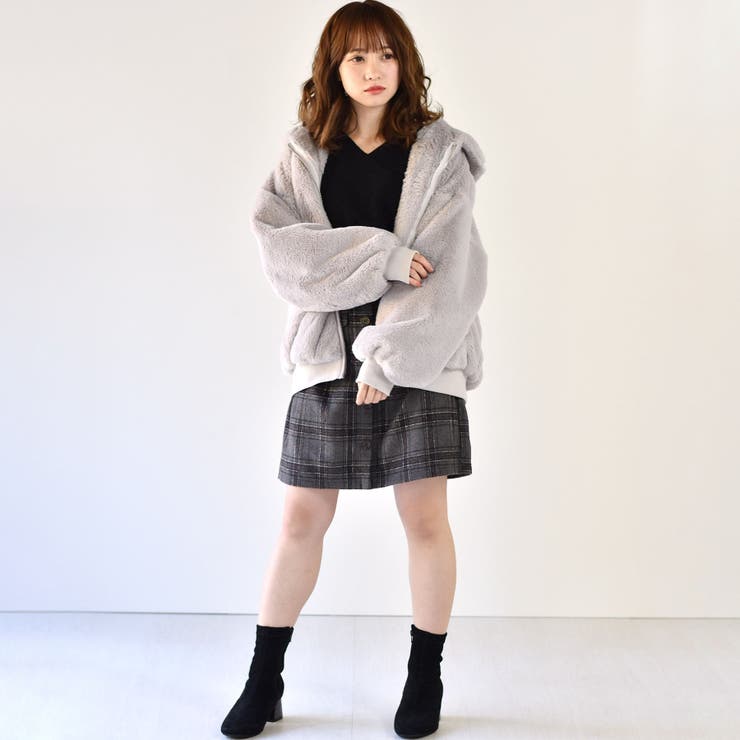 ◇Emsexcite◇ フェイクファーパーカーBZ[品番：RTGW0002389]｜RETRO