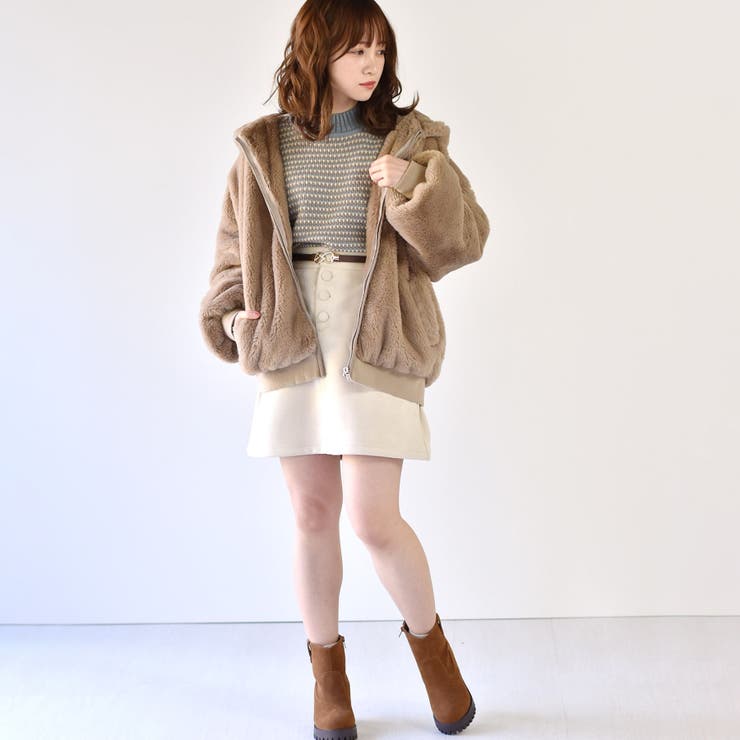 ◇Emsexcite◇ フェイクファーパーカーBZ[品番：RTGW0002389]｜RETRO