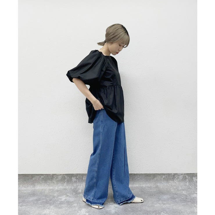 バルーンスリーブブラウス[品番：RTGW0005667]｜RETRO GIRL（レトロ