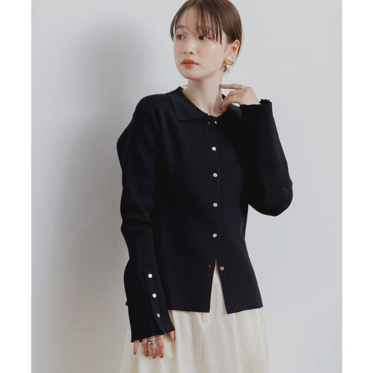 リブニットカーデ | RETRO GIRL | 詳細画像4 