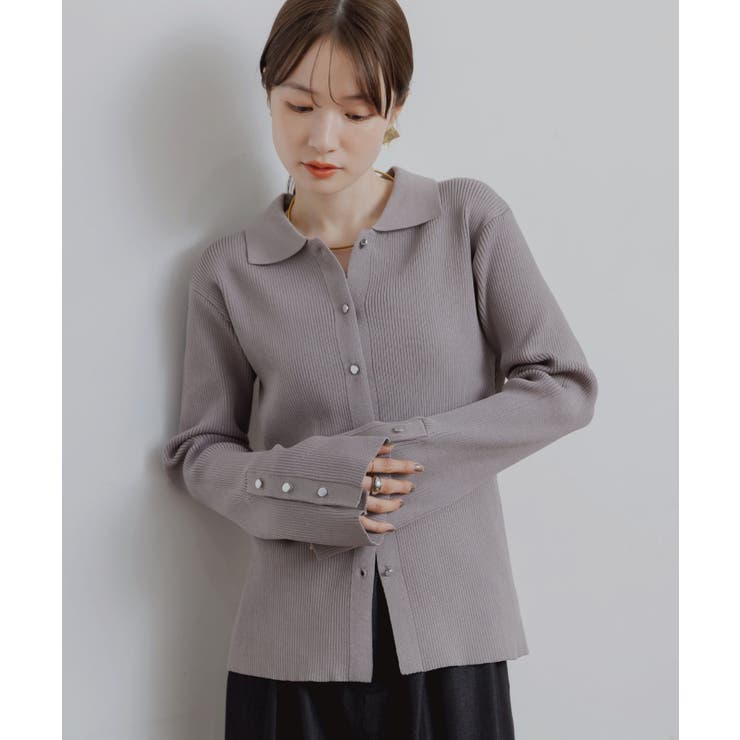 リブニットカーデ | RETRO GIRL | 詳細画像6 