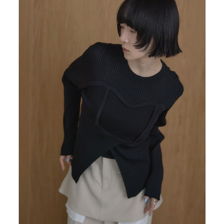 BLK1 | ビスチェライクニット | RETRO GIRL
