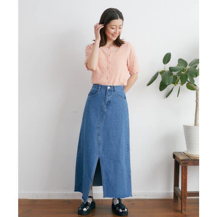 スリットデニムナローSK | RETRO GIRL | 詳細画像18 