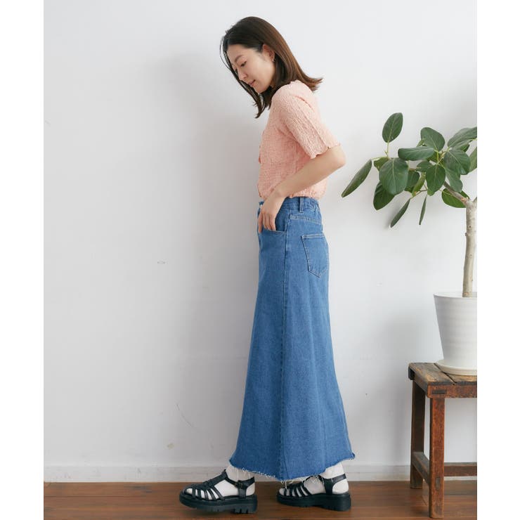 スリットデニムナローSK | RETRO GIRL | 詳細画像20 