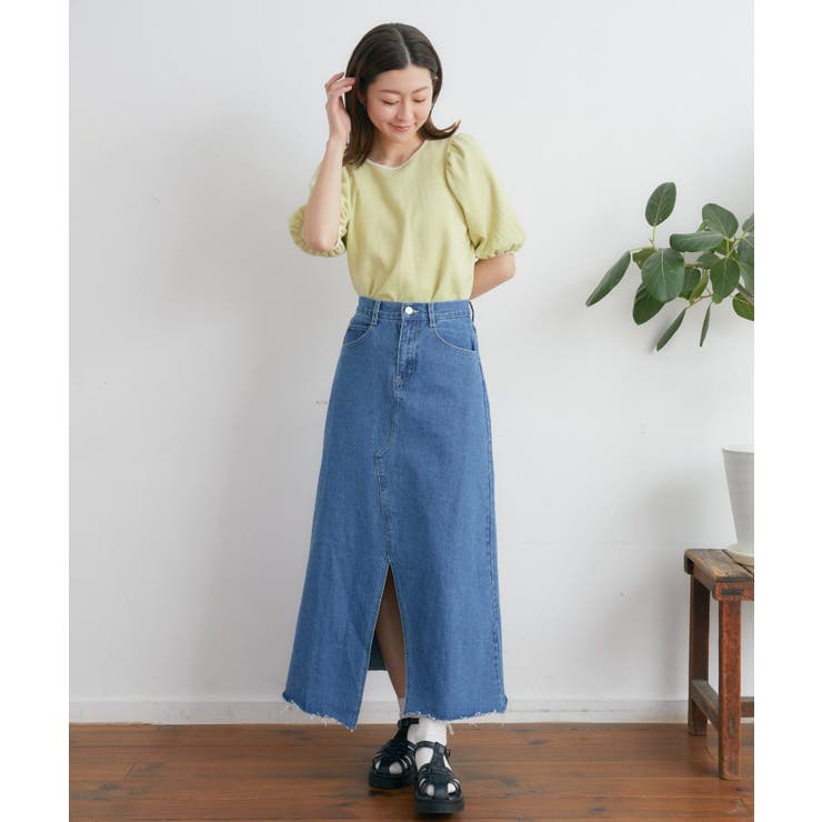 スリットデニムナローSK | RETRO GIRL | 詳細画像23 