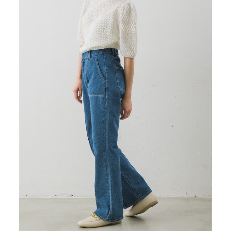 センターシームセミフレアPT(デニム) | RETRO GIRL | 詳細画像20 
