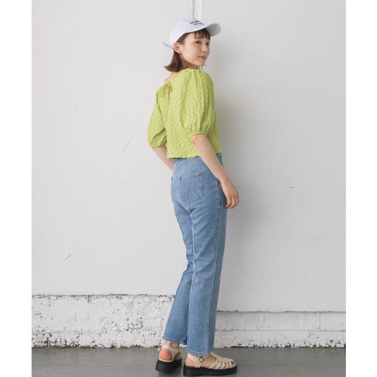センターシームセミフレアPT(デニム) | RETRO GIRL | 詳細画像29 