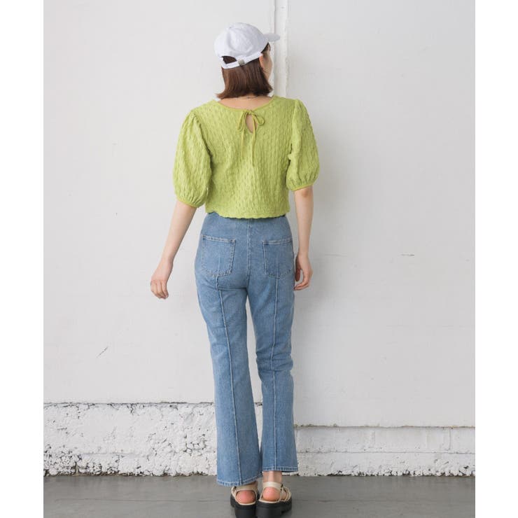 センターシームセミフレアPT(デニム) | RETRO GIRL | 詳細画像30 