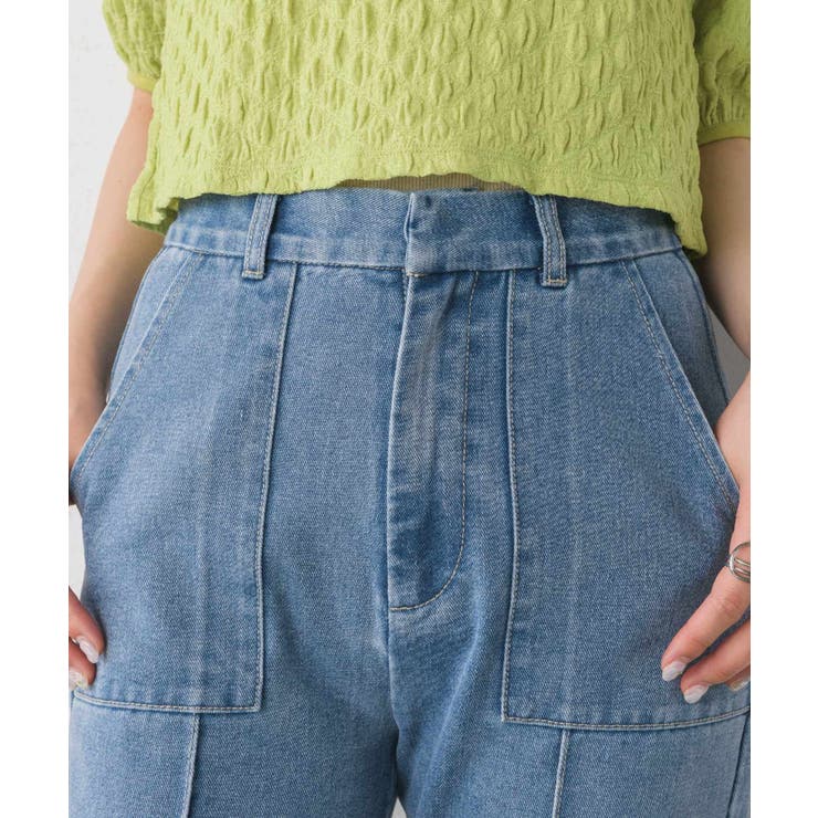 センターシームセミフレアPT(デニム) | RETRO GIRL | 詳細画像36 