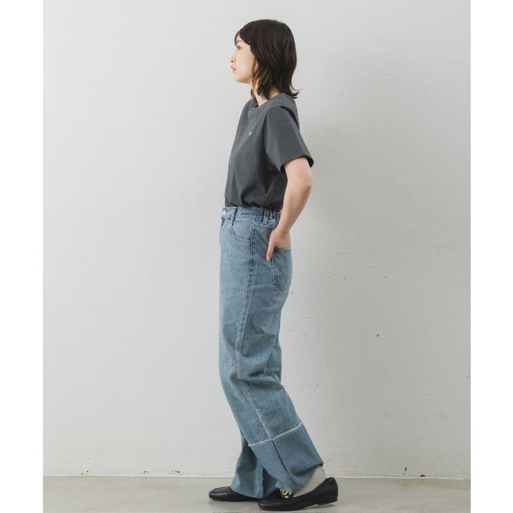 ロールアップデニムPT[品番：RTGW0006817]｜RETRO GIRL（レトロ