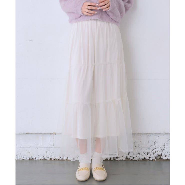 WHT3 | チュールティアードSK | RETRO GIRL