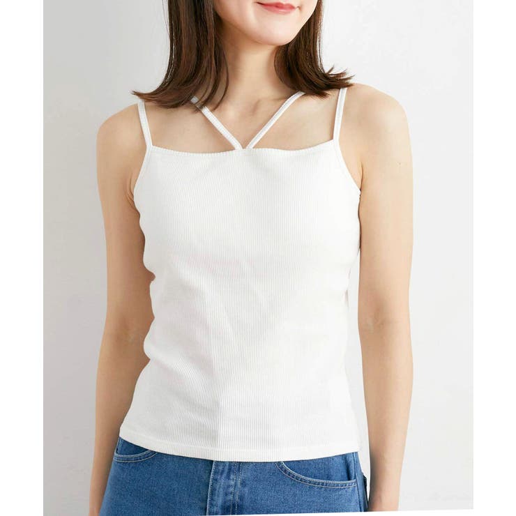 WHT1 | デザインテレコキャミ | RETRO GIRL