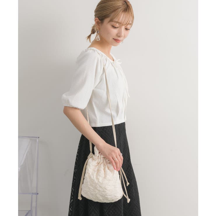 WHT3 | ポコポコ巾着ショルダーBAG | RETRO GIRL