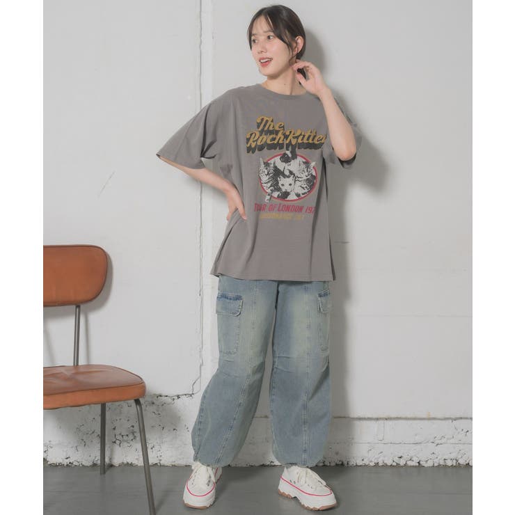 カーゴデニムパンツ | RETRO GIRL | 詳細画像19 