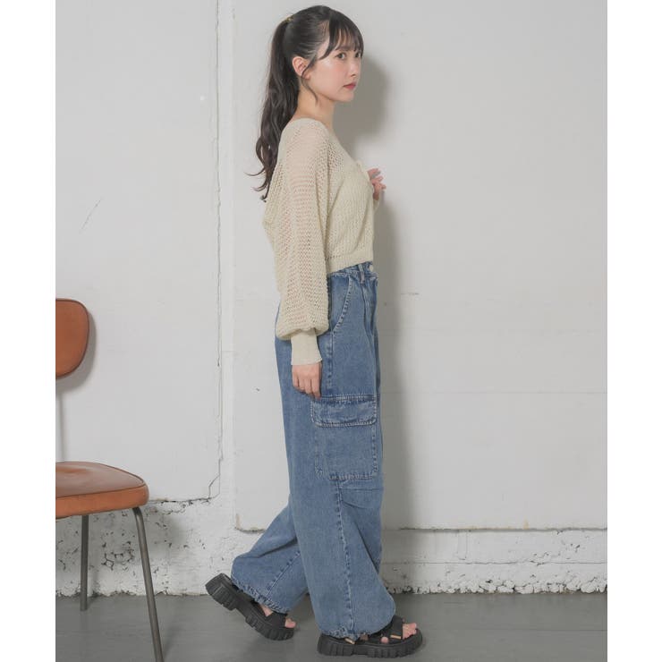 カーゴデニムパンツ | RETRO GIRL | 詳細画像26 