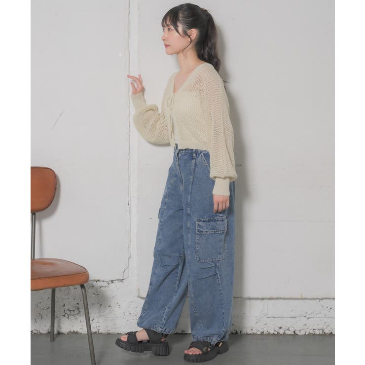 カーゴデニムパンツ | RETRO GIRL | 詳細画像27 