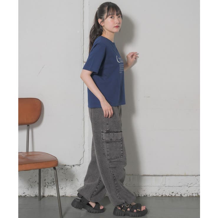 カーゴデニムパンツ | RETRO GIRL | 詳細画像4 