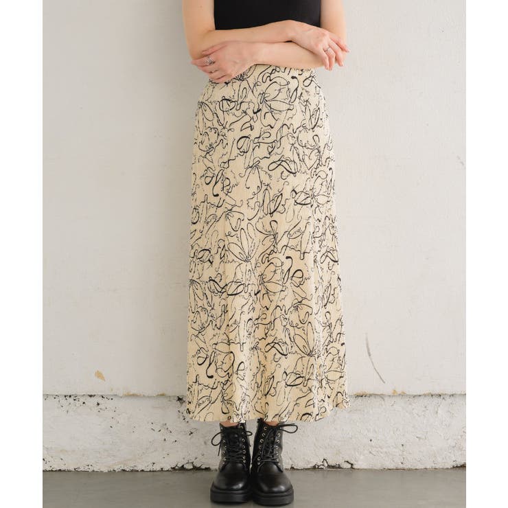 アソート細プリーツSK 【レトロガール】プリーツスカート ロングスカート | RETRO GIRL | 詳細画像1 