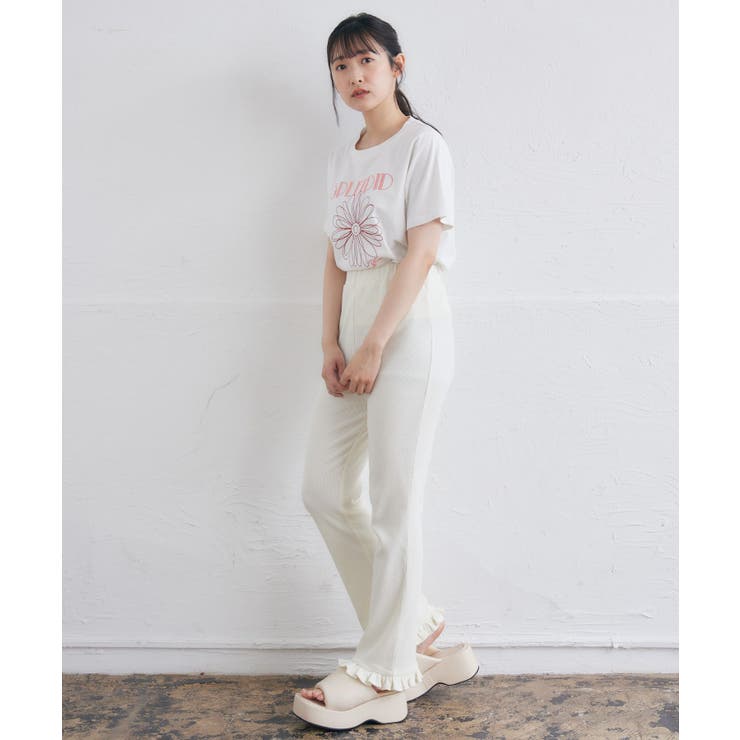 裾フリルラフパンツ[品番：RTGW0008045]｜RETRO GIRL（レトロ