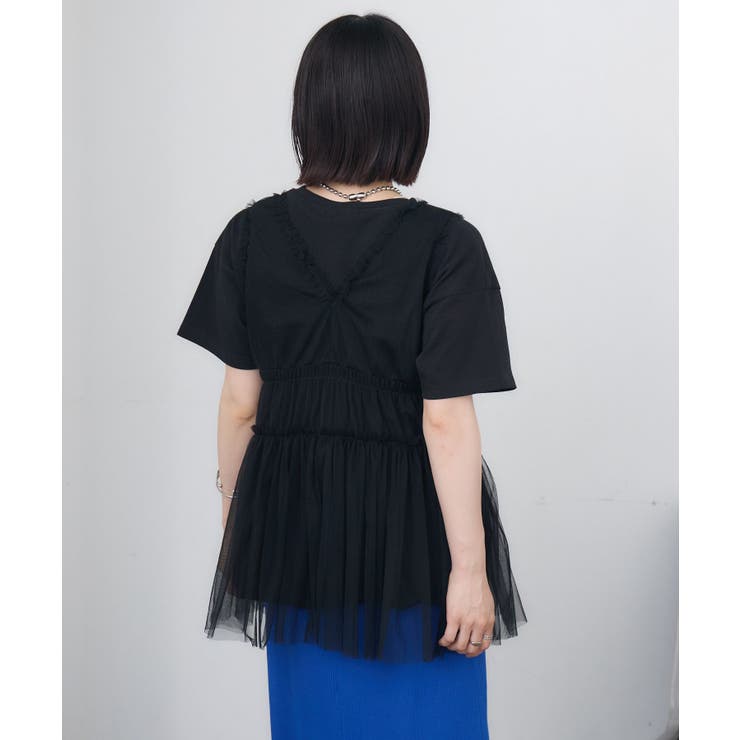 フリル切り替えチュールジレ | RETRO GIRL | 詳細画像18 