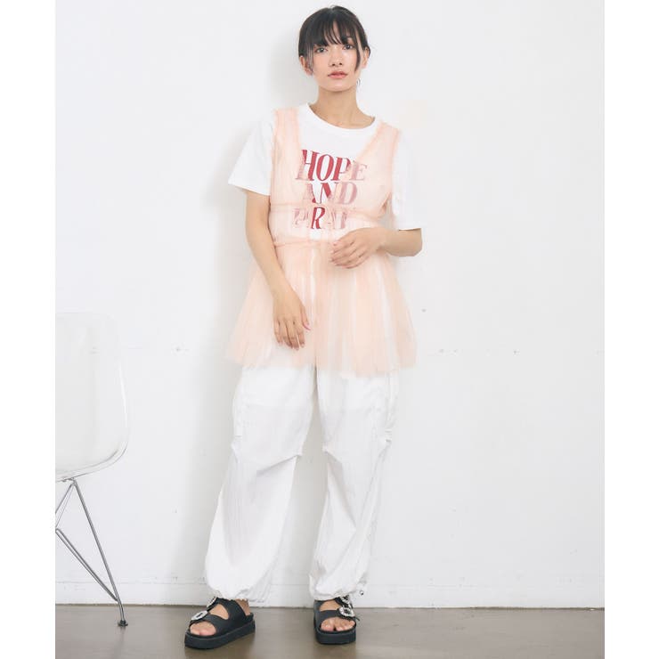 フリル切り替えチュールジレ | RETRO GIRL | 詳細画像22 