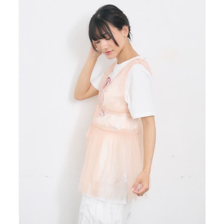 フリル切り替えチュールジレ | RETRO GIRL | 詳細画像25 