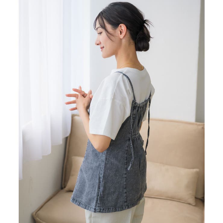 デニムキャミビスチェ[品番：RTGW0008246]｜RETRO GIRL（レトロ