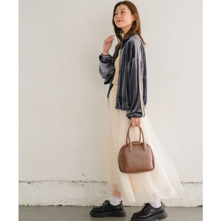 チュール切替SK 【レトロガール】チュールスカート/ロングスカート/フェミニン | RETRO GIRL | 詳細画像11 