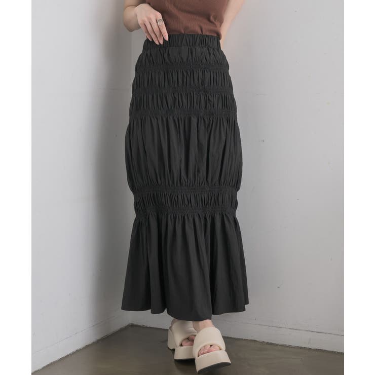 BLK1 | アソートギャザーSK | RETRO GIRL