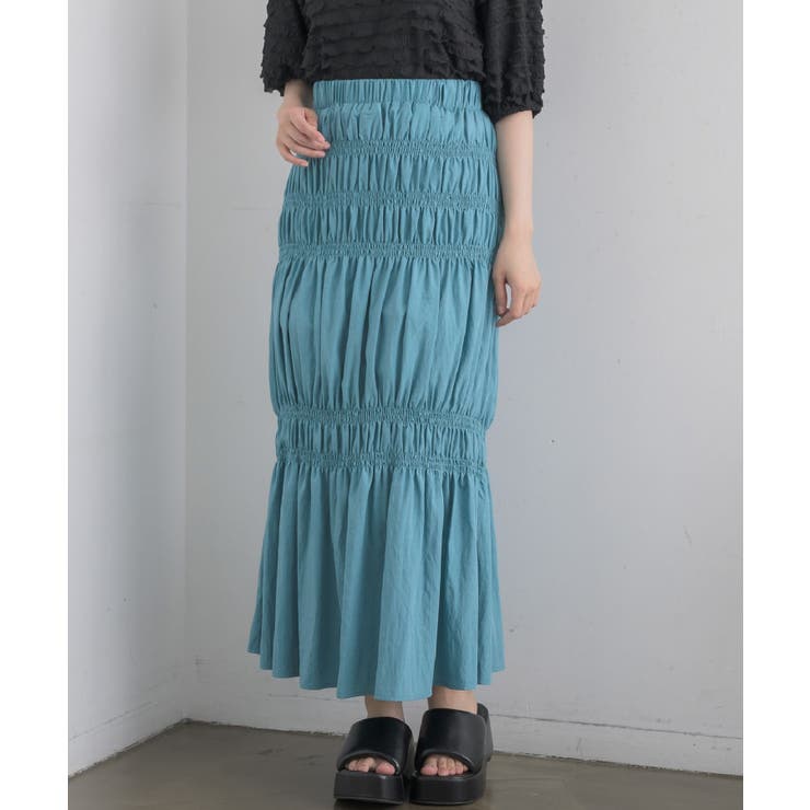 BLU0 | アソートギャザーSK | RETRO GIRL