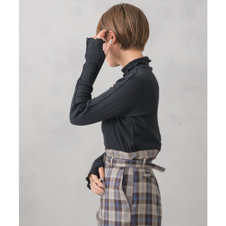 ランダムテレコインナーインナーカットソー ベーシック シンプル | RETRO GIRL | 詳細画像10 