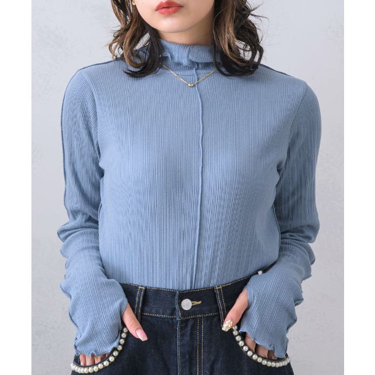 ランダムテレコインナーインナーカットソー ベーシック シンプル | RETRO GIRL | 詳細画像25 