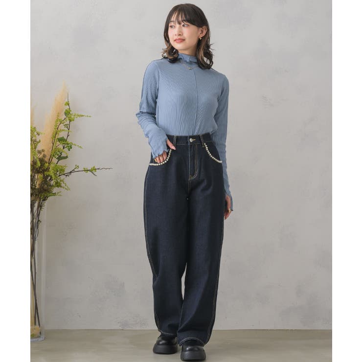 ランダムテレコインナーインナーカットソー ベーシック シンプル | RETRO GIRL | 詳細画像29 