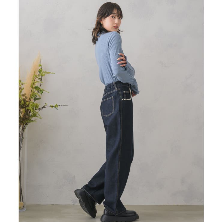 ランダムテレコインナーインナーカットソー ベーシック シンプル | RETRO GIRL | 詳細画像31 