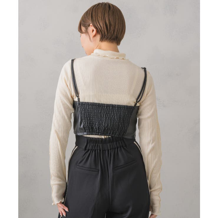 ランダムテレコインナーインナーカットソー ベーシック シンプル | RETRO GIRL | 詳細画像4 