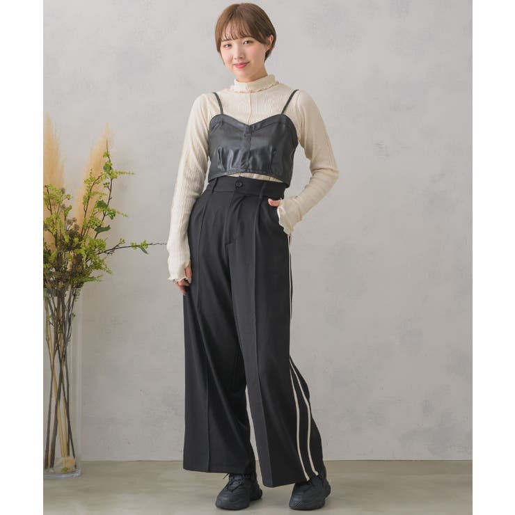 ランダムテレコインナーインナーカットソー ベーシック シンプル | RETRO GIRL | 詳細画像5 