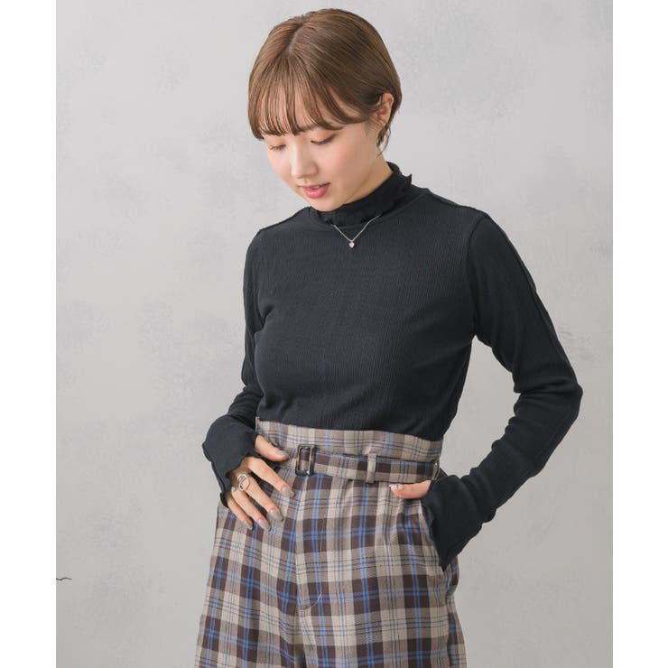 ランダムテレコインナーインナーカットソー ベーシック シンプル | RETRO GIRL | 詳細画像9 