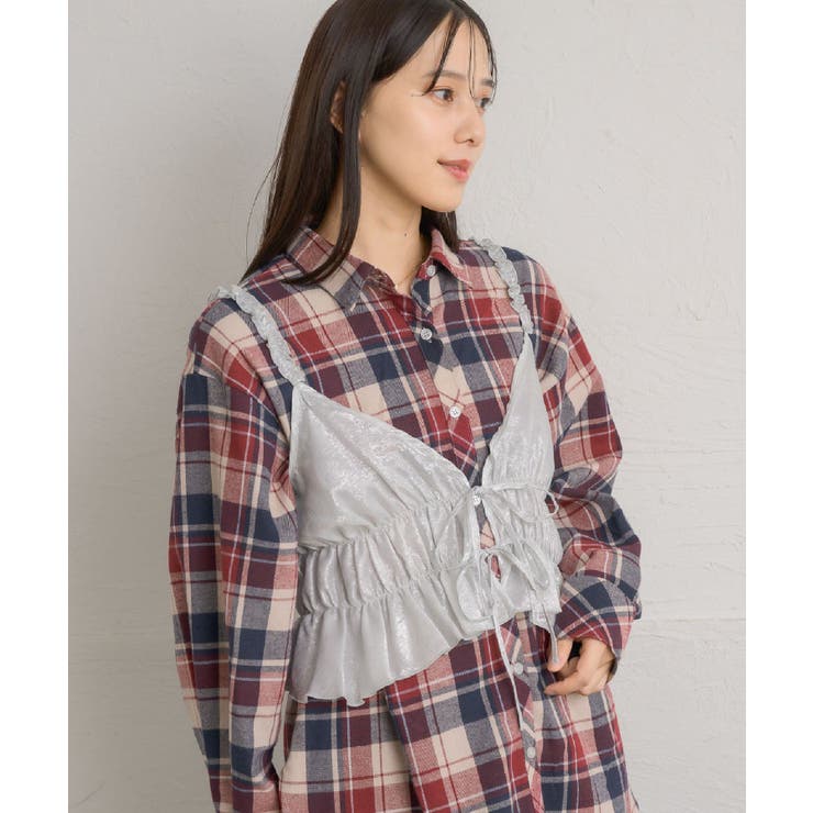 SLV | リボンショートビスチェ | RETRO GIRL