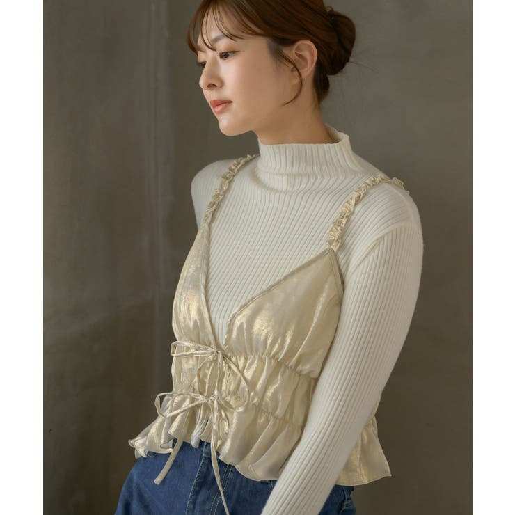 GLD | リボンショートビスチェ | RETRO GIRL