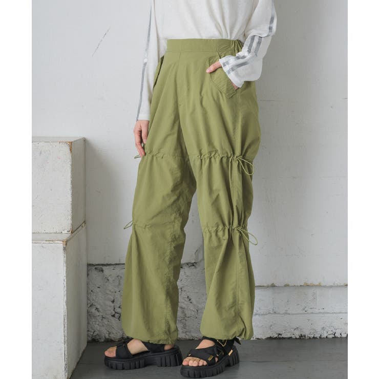 ドロストナイロンパンツ | RETRO GIRL | 詳細画像1 