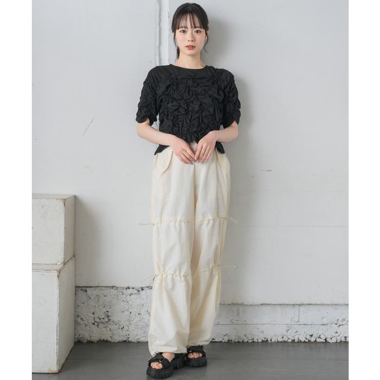 ドロストナイロンパンツ | RETRO GIRL | 詳細画像2 