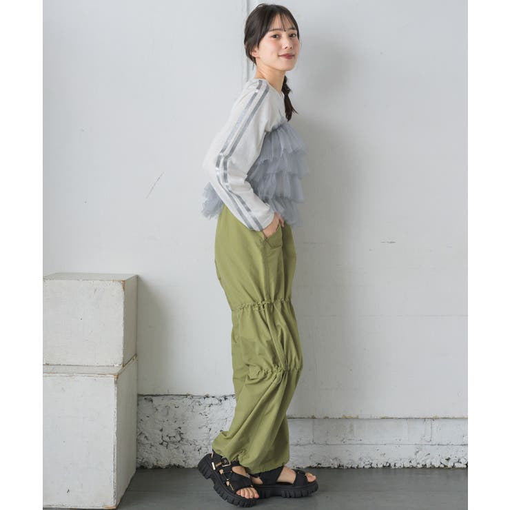 ドロストナイロンパンツ | RETRO GIRL | 詳細画像21 