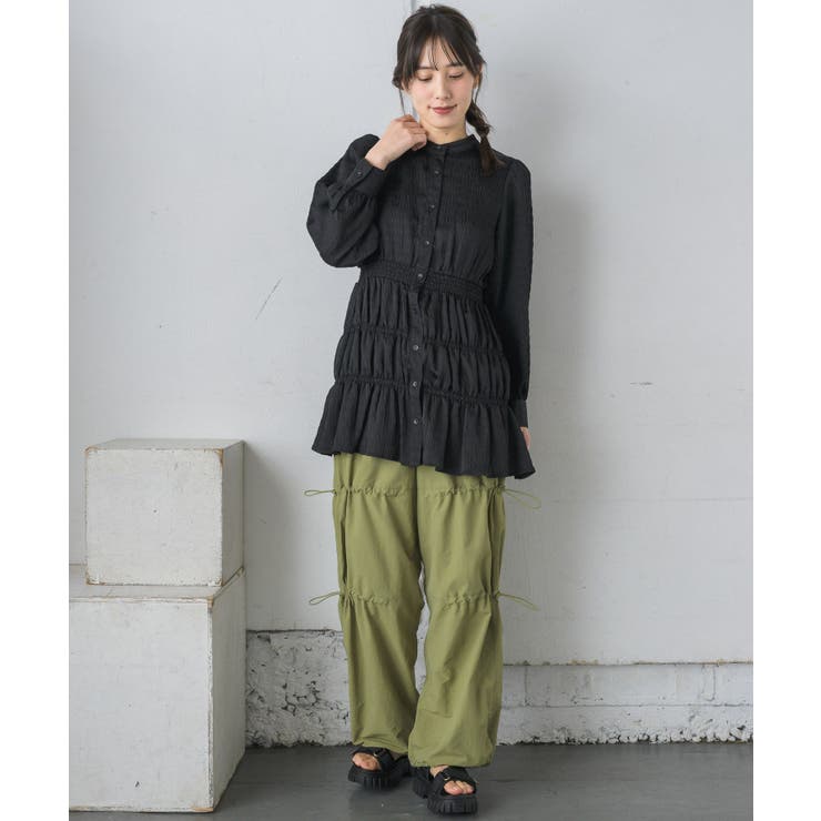 ドロストナイロンパンツ | RETRO GIRL | 詳細画像24 