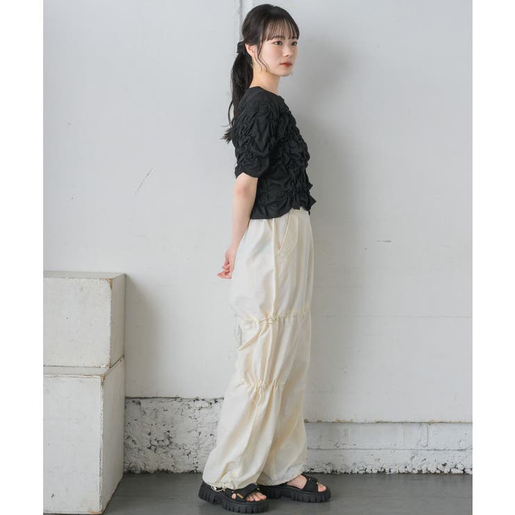 ドロストナイロンパンツ | RETRO GIRL | 詳細画像3 