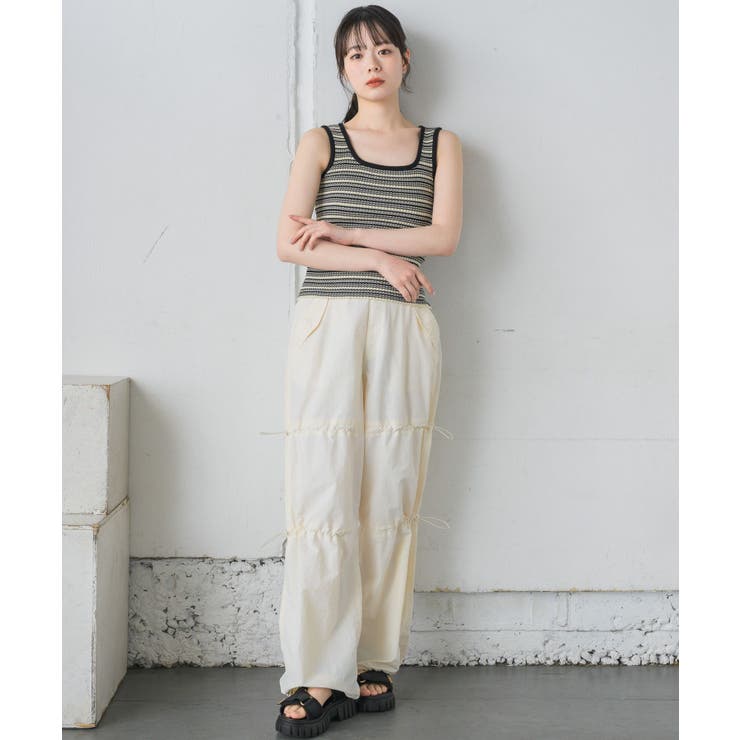 ドロストナイロンパンツ | RETRO GIRL | 詳細画像6 