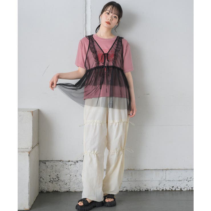 ドロストナイロンパンツ | RETRO GIRL | 詳細画像7 