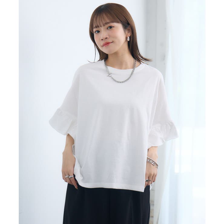 フリルsleeve T-shirt | RETRO GIRL | 詳細画像10 
